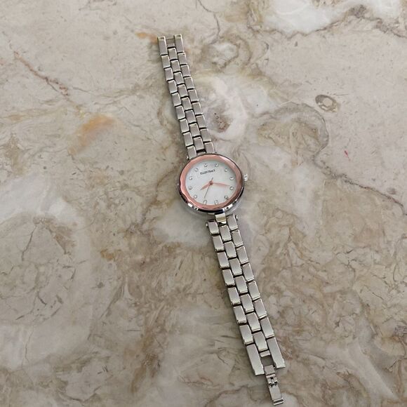 Ellen Tracey Stainless Steel & Crystal Watch - Picture 4 of 10